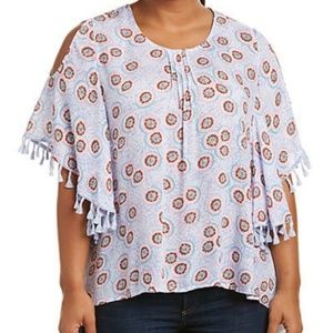 MELISSA MCCARTHY SEVEN7 COLD SHOULDER  1 x